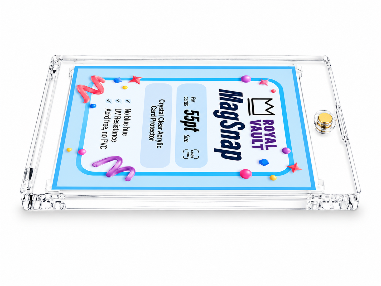 Royal Vault MagSnap 55pt Magnetic Card Holder - One-Touch