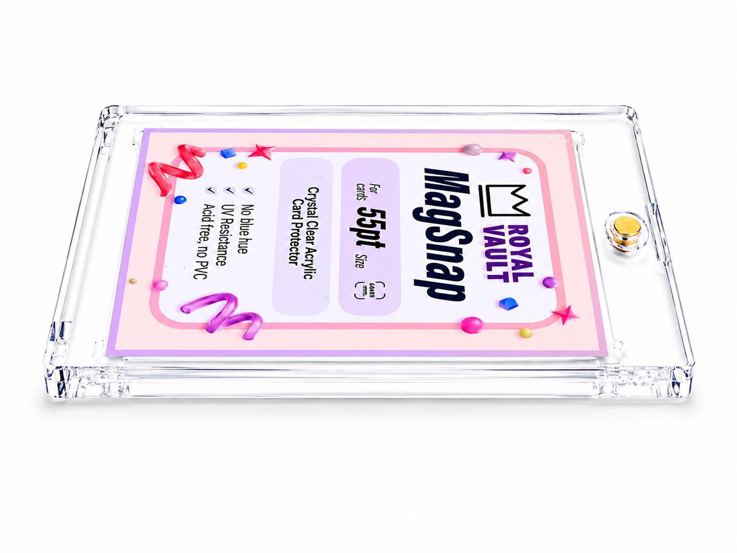 Royal Vault MagSnap 35pt Magnetic Card Holder - One-Touch
